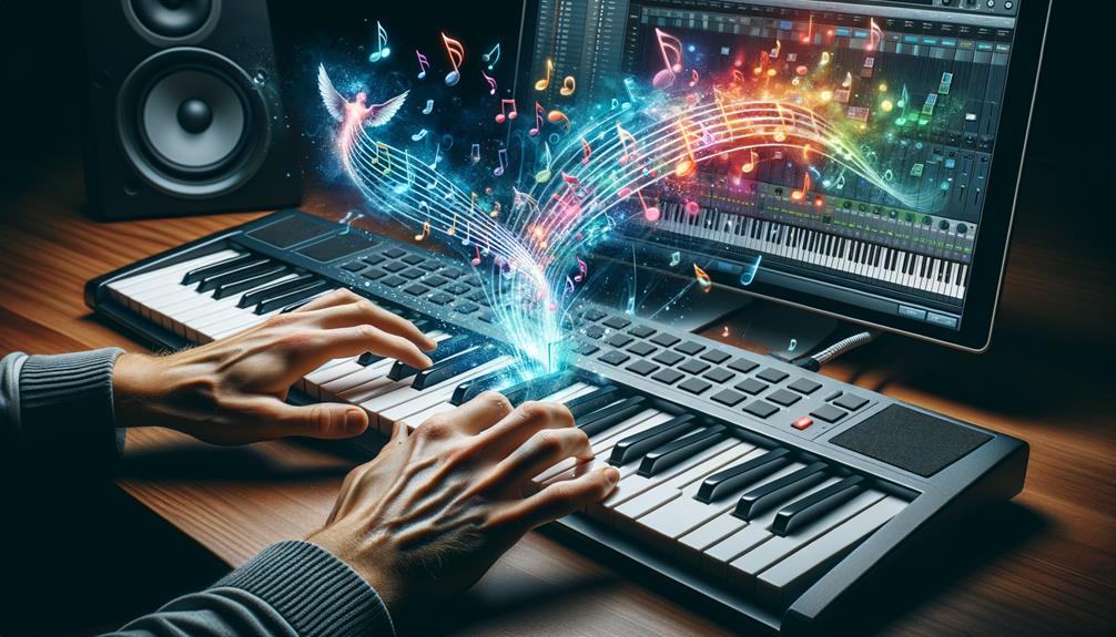creating melodies with midi