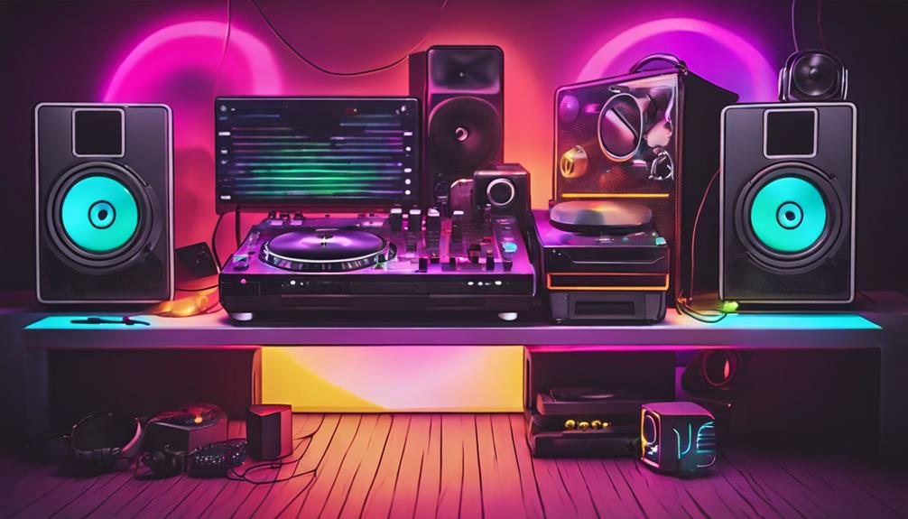 home dj equipment setup