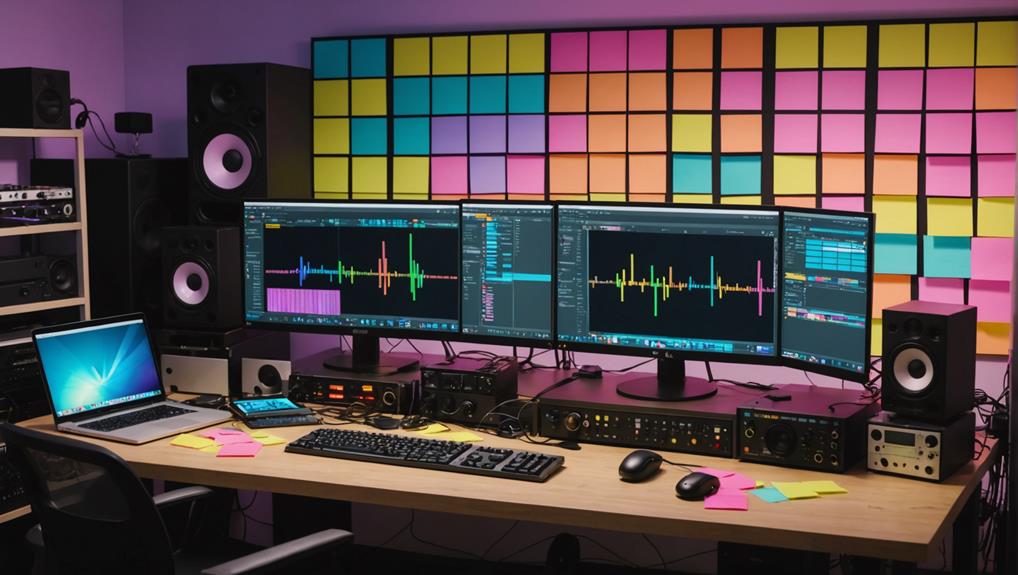 organize music production ideas