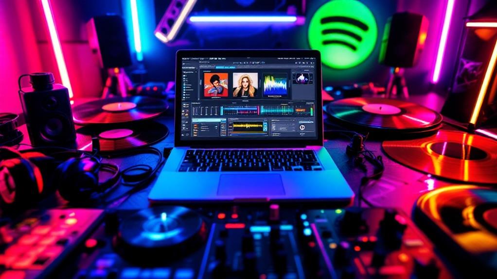 free dj software spotify compatible