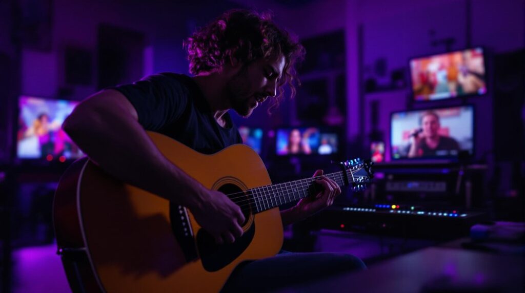 streaming music on tiktok