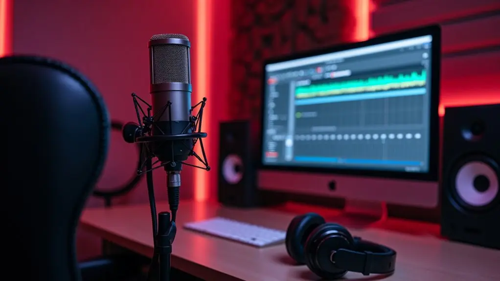 clear professional voice over settings